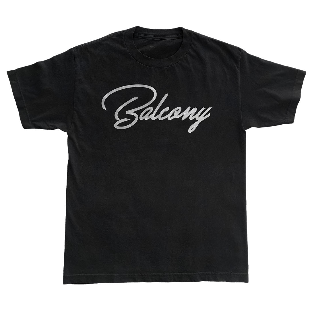 【BORDERS at Balcony】BACK BORDER SHIRT RATHER BE Tee (Black) – Balcony Life$tyle