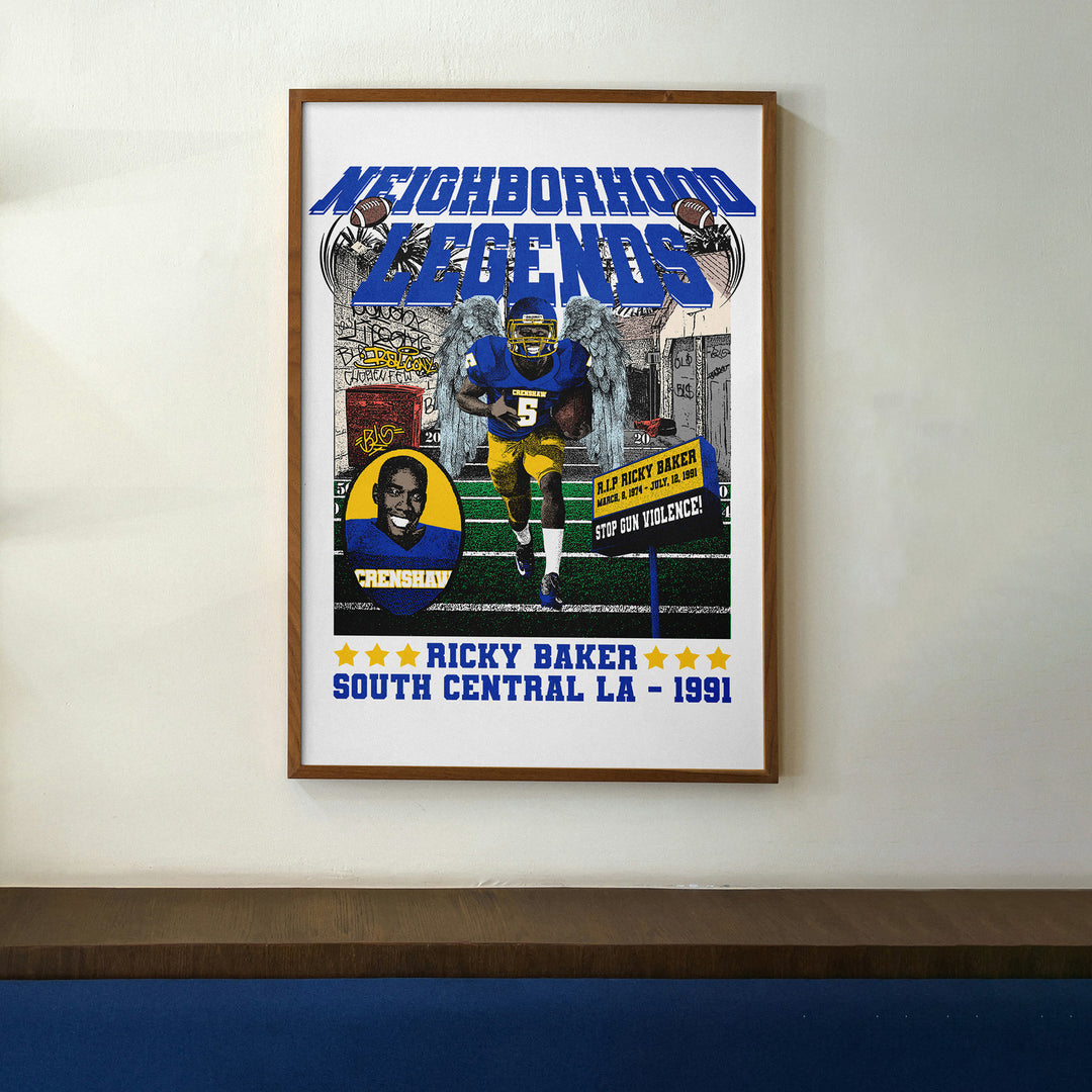 RICKY TRIBUTE - CRENSHAW Poster - Balcony Life$tyle