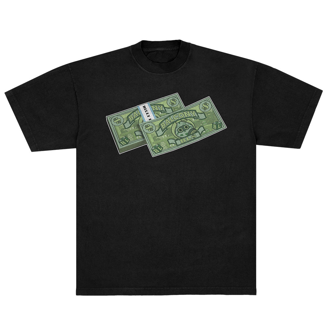 BILLY BUCKS T-Shirt (Black) - Balcony Life$tyle