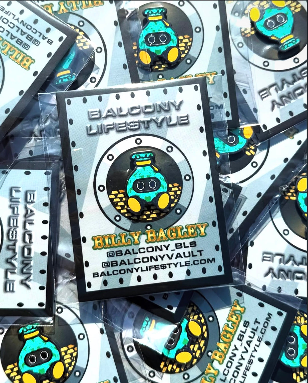 BILLY BAGLEY Enamel Pin