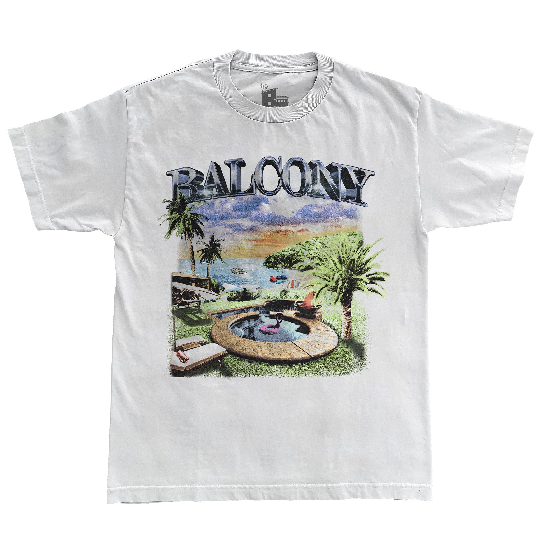 BALCONY BEACH Tee - Balcony Life$tyle