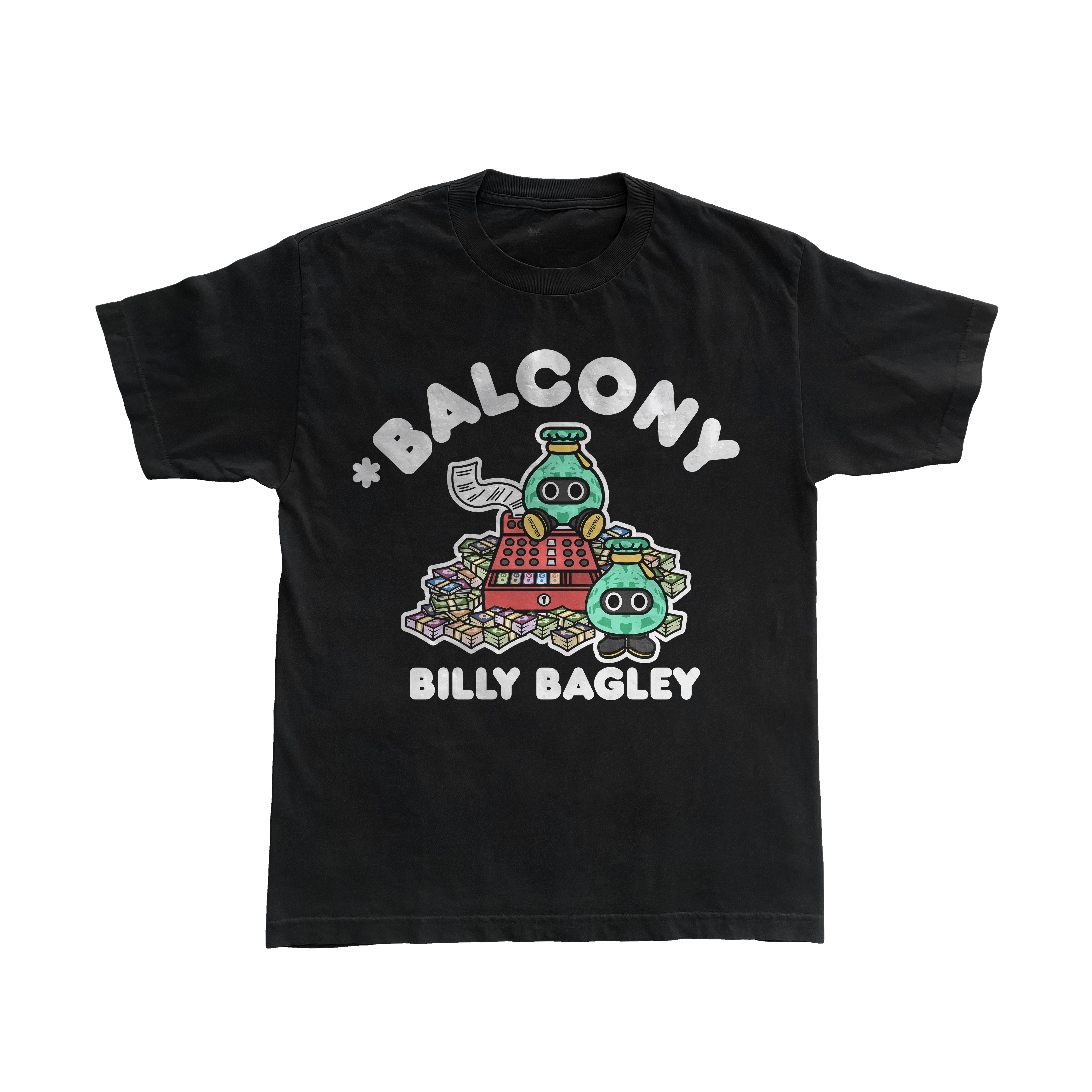 BILLY BAGLEY PLUSH DOLL + TSHIRT + ENAMEL PIN (SET) - Balcony Life$tyle