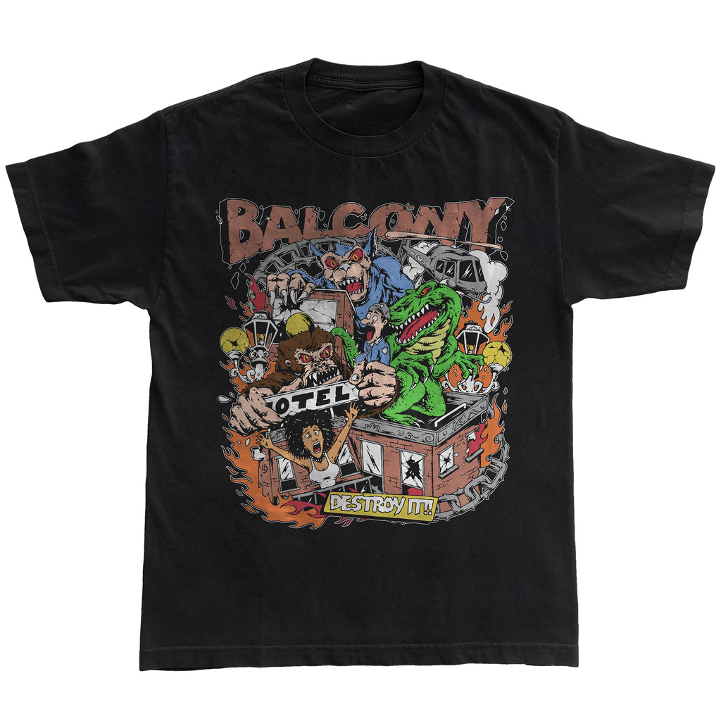 RAMPAGE Tee (Black) – Balcony Life$tyle